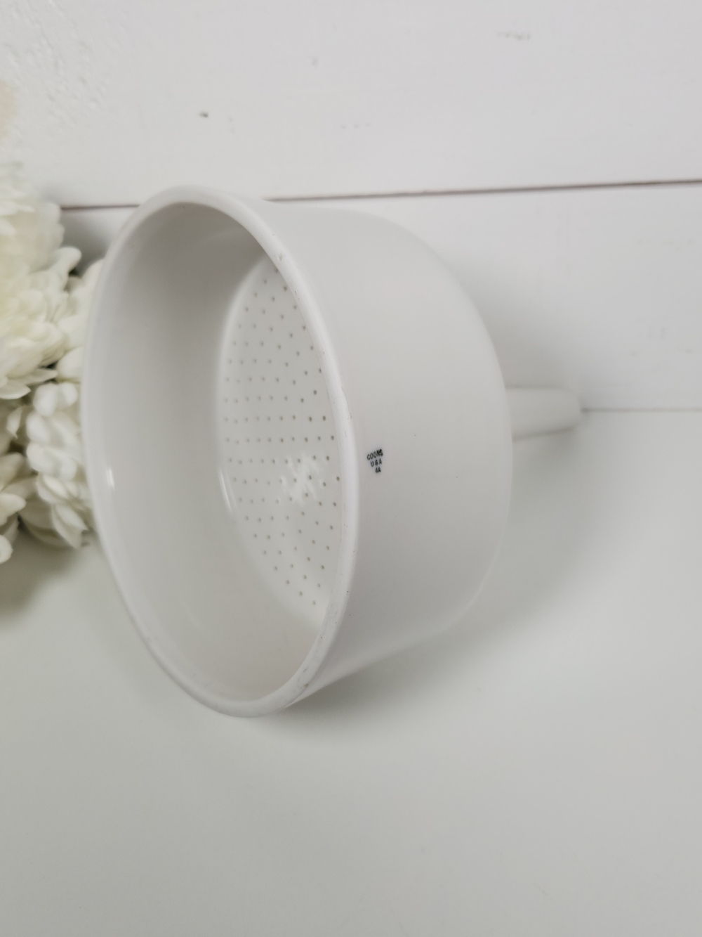 Vintage Coors USA 4A Porcelain Funnel | VTG Laboratory Equipment | Apothecary